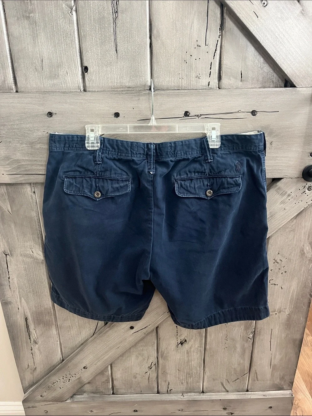 Men's Classic Navy Cotton Shorts
